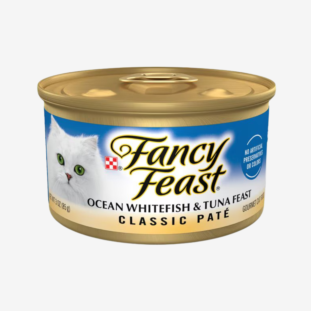 Fancy Feast Classic Paté - Atún & Pescado Blanco