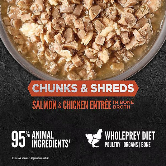 ORIJEN - Salmón & Pollo Entree Chunks & Shreds