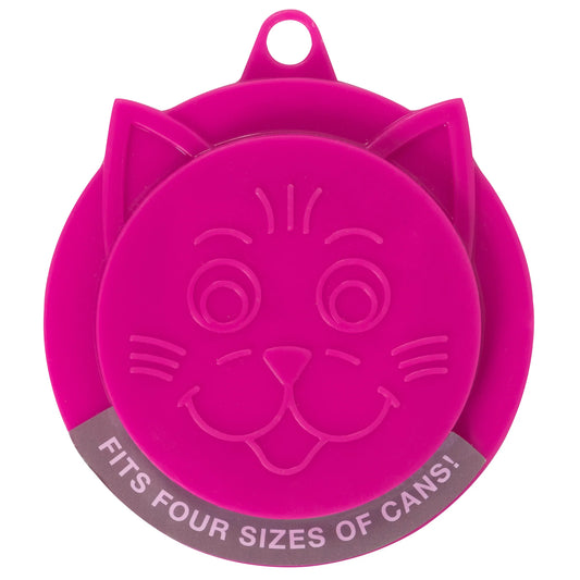 Petmate Kitty Kaps - Cubrelata para Comida (Rosado)