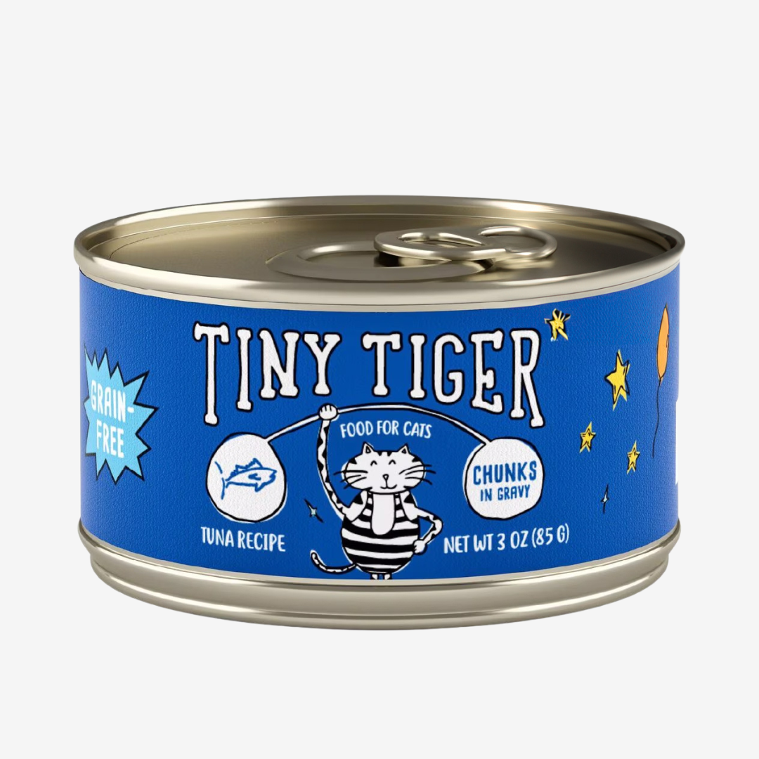 Tiny Tiger Chunks in EXTRA Gravy - Atún