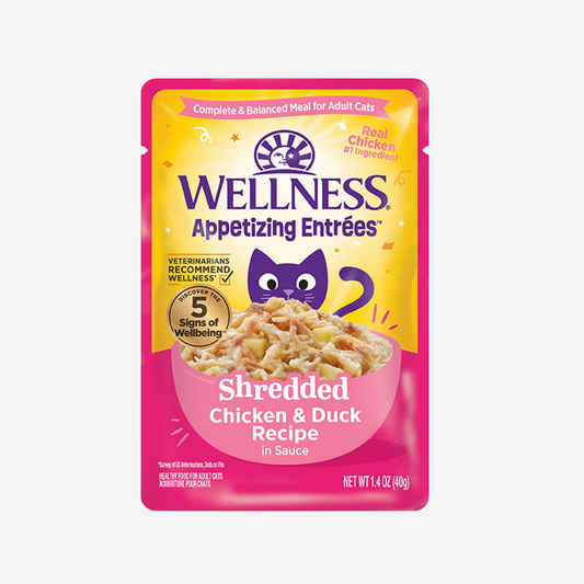 Wellness Appetizing Entrees Shredded - Pollo & Pato