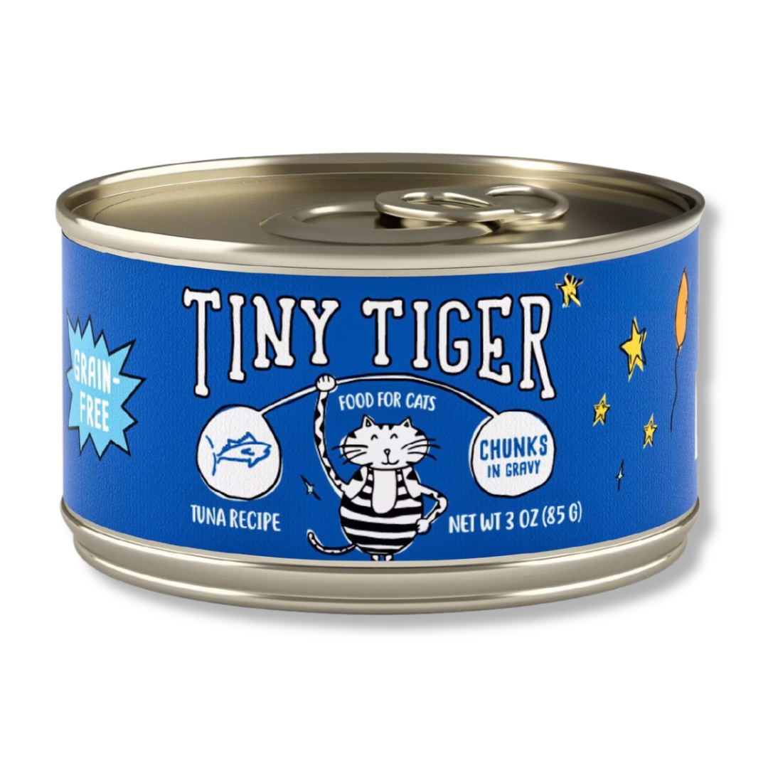 Tiny Tiger Chunks in EXTRA Gravy - Atún