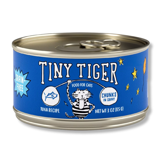 Tiny Tiger Chunks in EXTRA Gravy - Atún