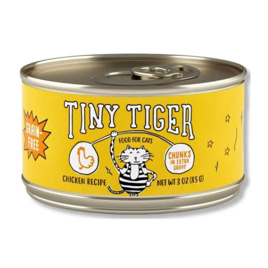 Tiny Tiger Chunks in EXTRA Gravy - Pollo