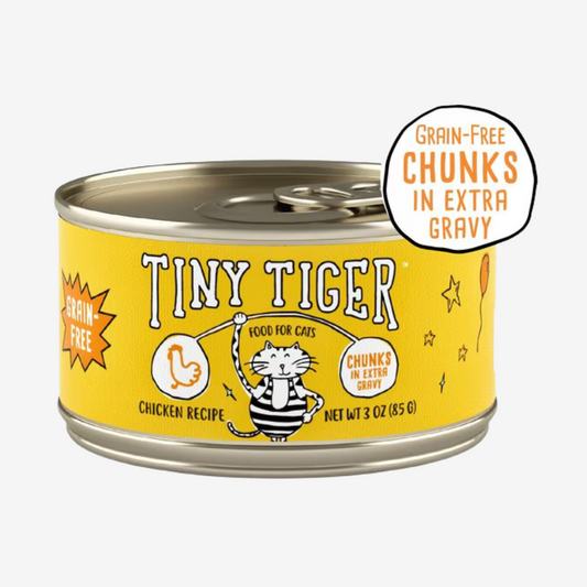 Tiny Tiger Chunks in EXTRA Gravy - Pollo